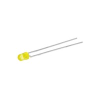 5X TLLY4400 Led 3 Mm Gelb 0,63-1,2Mcd 50° Front: GewöLbt Rastermaß: 2,54Mm Visha