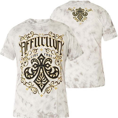 Футболка AFFLICTION Зимние футболки Epitaph Weiß