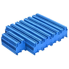 Lot of 113x ABB Entrelec M4/6 947-7-1 DIN Rail Terminal Blocks - Blue