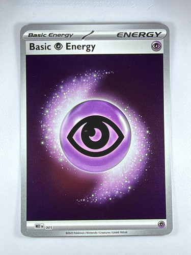 Basic Psychic Energy - 005 5 Mega Evolution Energies Pokemon Reverse Holo NM