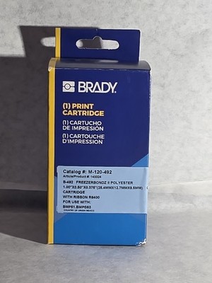 Brady Printer Cartridge Laboratory Label Ref: M-120-492