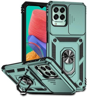 For Samsung Galaxy M53 M33 A33 5G Case Shockproof Ring Stand Phone Camera Cover