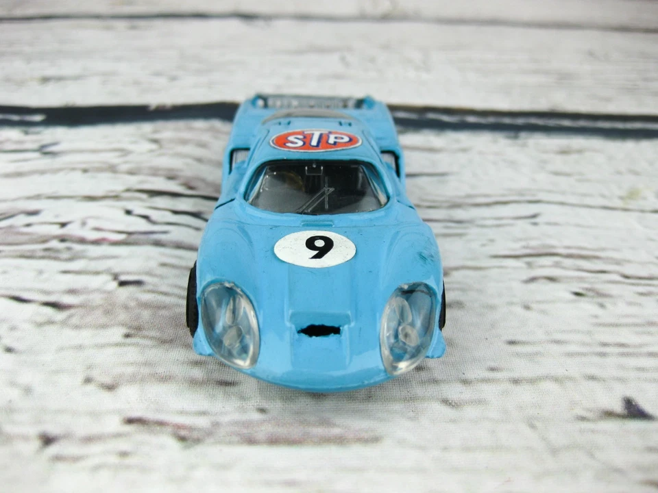 Coche Diecast Politoys-M Alpine Renault 598 1/43 Azul Hecho en Italia De Colección Foto 3 de 4