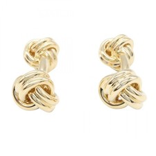 Gemelli TIFFANY&CO Knot Twist in oro 18 carati usati da uomo