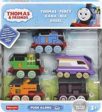 Thomas & Friends Diecast Toy Trains Adventures 5 Push-Along Engines