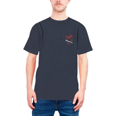 Captain Fin Slick Side Logo Herren Grafikdruck T-Shirts Sommer Baumwolle Marine Top