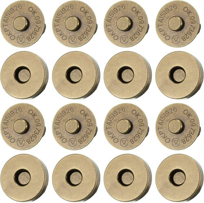 #ad #ad 20 Set Magnetic Snaps Purse Magnetic Bag Fastener Clasp Magnetic Button Replace $12.99