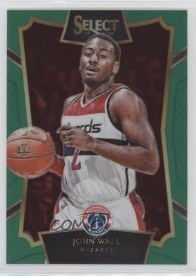 2015-16 Panini Select Concourse Green Prizm 2/5 John Wall #55 5ir