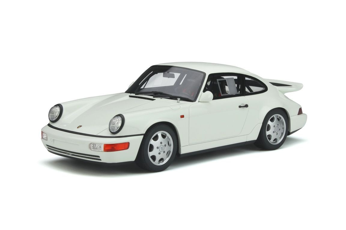 Porsche 911 964 Carrera 4 Lightweight blanc 1/18 pour sublimer votre bureau de passionné
