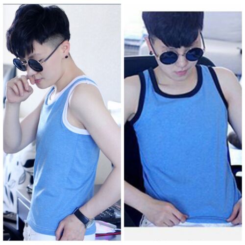 Tomboy Cotton Vest Tank Top Camisole Lesbian Breast Chest Binder Undershirt