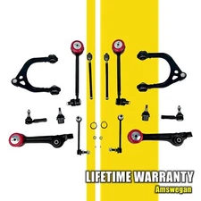 14pcs Sway Bar Tie Rod Ball Joints Control Arm Kit for 2015-2018 Dodge Charger