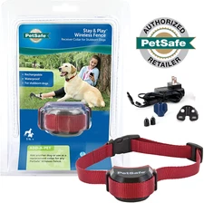 PetSafe PIF00-13672 Stay and Play Stubborn Dog Wireless Fence Collar + Warranty