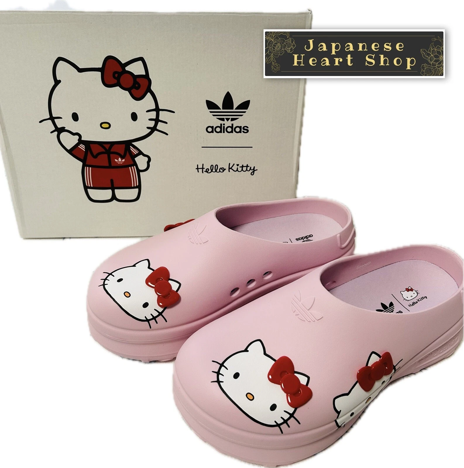 Adidas Hello Kitty ADIFOM Stan Smith Mules IG4446 rosa slip on donna Sanrio