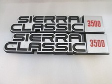 Gmc Sierra Classic 3500 Fender Nameplate 1984 1985 1986 1987 1988 1989 Emblem