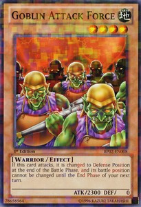 Goblin Attack Force - BP02-EN008 - Mosaic Rare - 1st Edition x3 - Near Mint