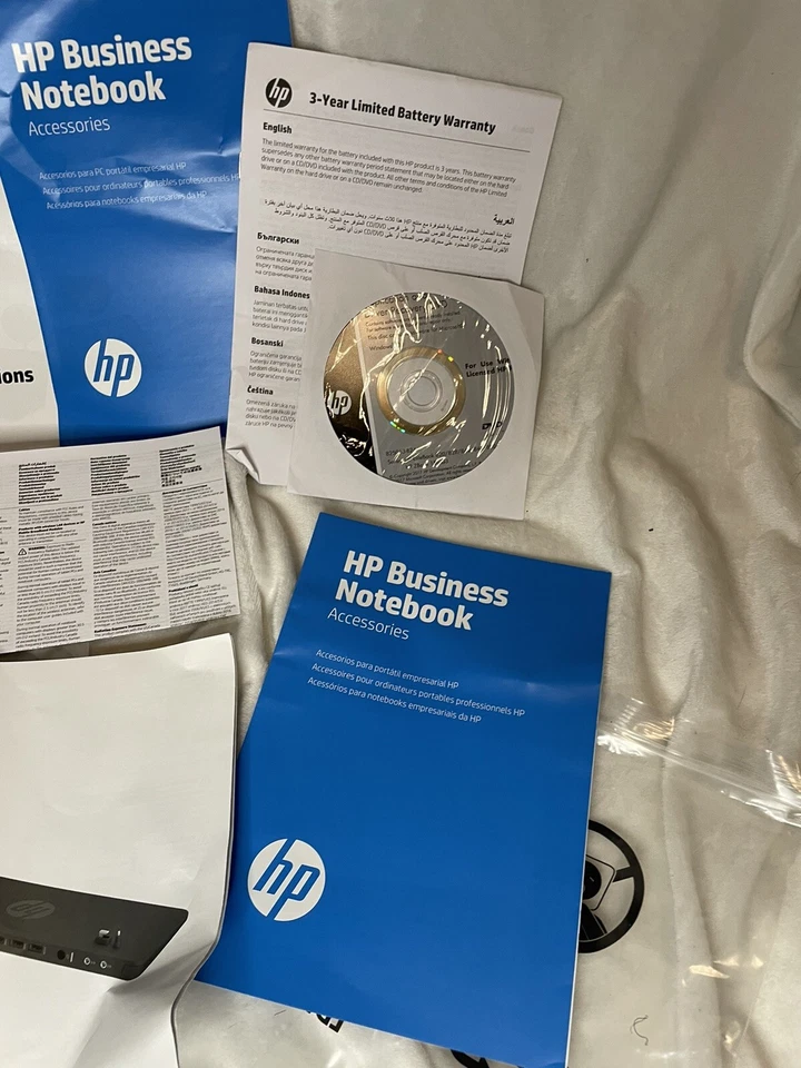 HP Buisness Notebook Accessories Setup Installation Instructions Manuels And Cds - Image 2 of 4