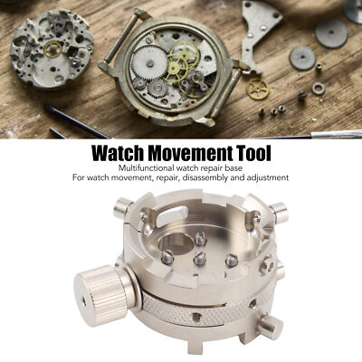 Uhrwerk Basis Stabile Edelstahl Multifunktionale Uhrwerk Halter Für 7750 Be Obm.