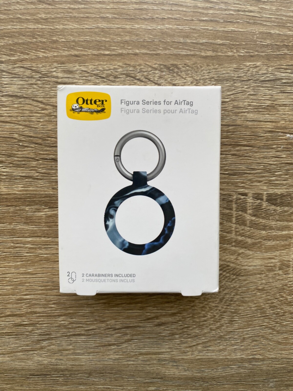 OtterBox Blue Marble AirTag Keychain New Never Opened