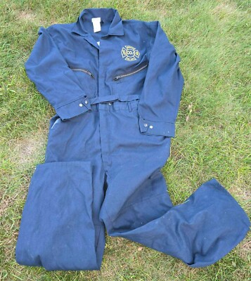 Jericho Fire Dept Coveralls sz 42-44 Long Island NY FDNY
