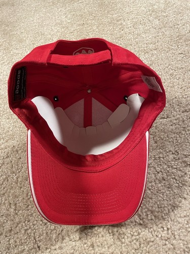 Vintage Dodge Motorsports Red Hat Official Dodge Product Mopar 90s Performance - Picture 6 of 10