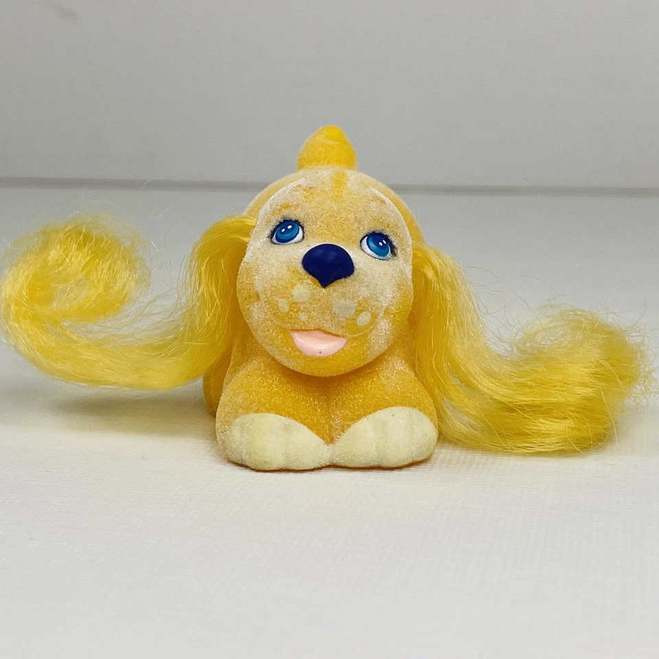 De colección My Little Pony Lil Litters Dulce Spaniel Mamá y Cachorros Cachorro Amarillo Años 90 Foto 3 de 4
