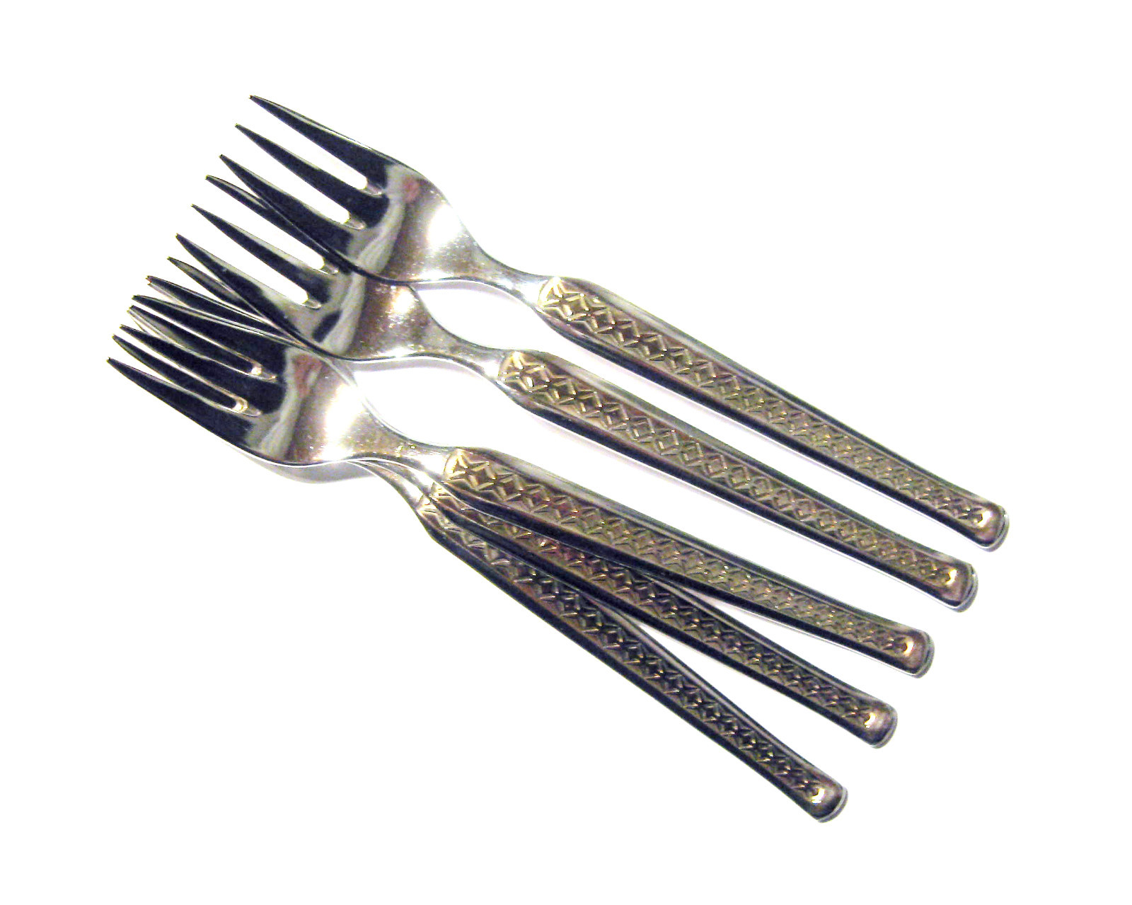 5 Kuchengabeln Picard & Wielpütz Granada 90er Silber versilbert teils vergoldet