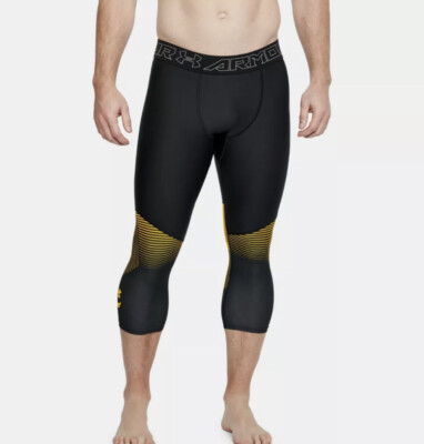 NWT Under Armour Project Rock Vanish Men s 3/4 Leggings Pants 1321411-001 Size S