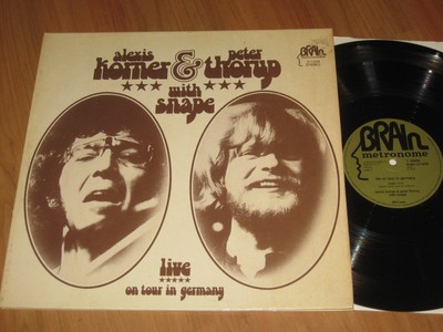 Alexis Korner with Snape   Live on tour in Germany 2er LP 1973 Green Brain