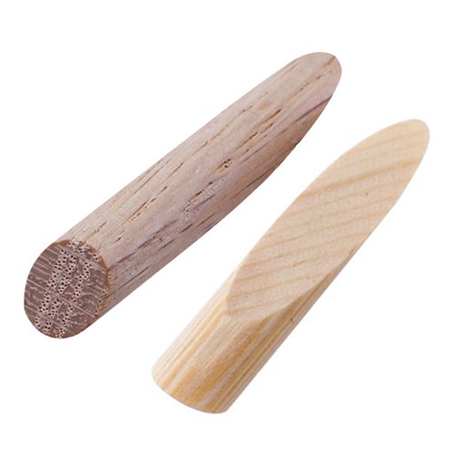50Pcs Solid Wood Pocket Smooth Surface Pine Oak Plug Inclined Hole Plug - Picture 11 of 14