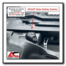Safety Delete For The Sig P320 FLUX RAIDER by Armory Craft