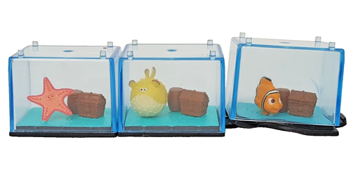 Tomy Finding Nemo "Acquario 3 di 8" Serie 3 Figure: Bloat, Peach, Nemo - Imagen 2 de 6