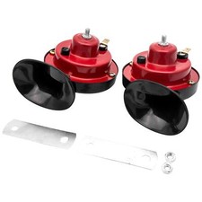 Car Snail Horn 1 Pair 12V 65db Universal Horns for Trucks Trains Ships Electr...