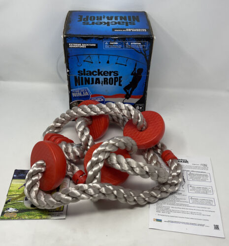 Slackers Ninjaline Climbing Rope Extreme Backyard Adventures New Open Box - Picture 1 of 9