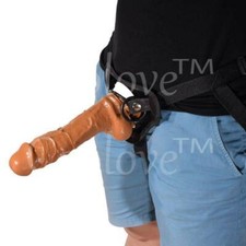 9.25 inch Strap on Dildo with Harness for Men Masturbator sex Toys
