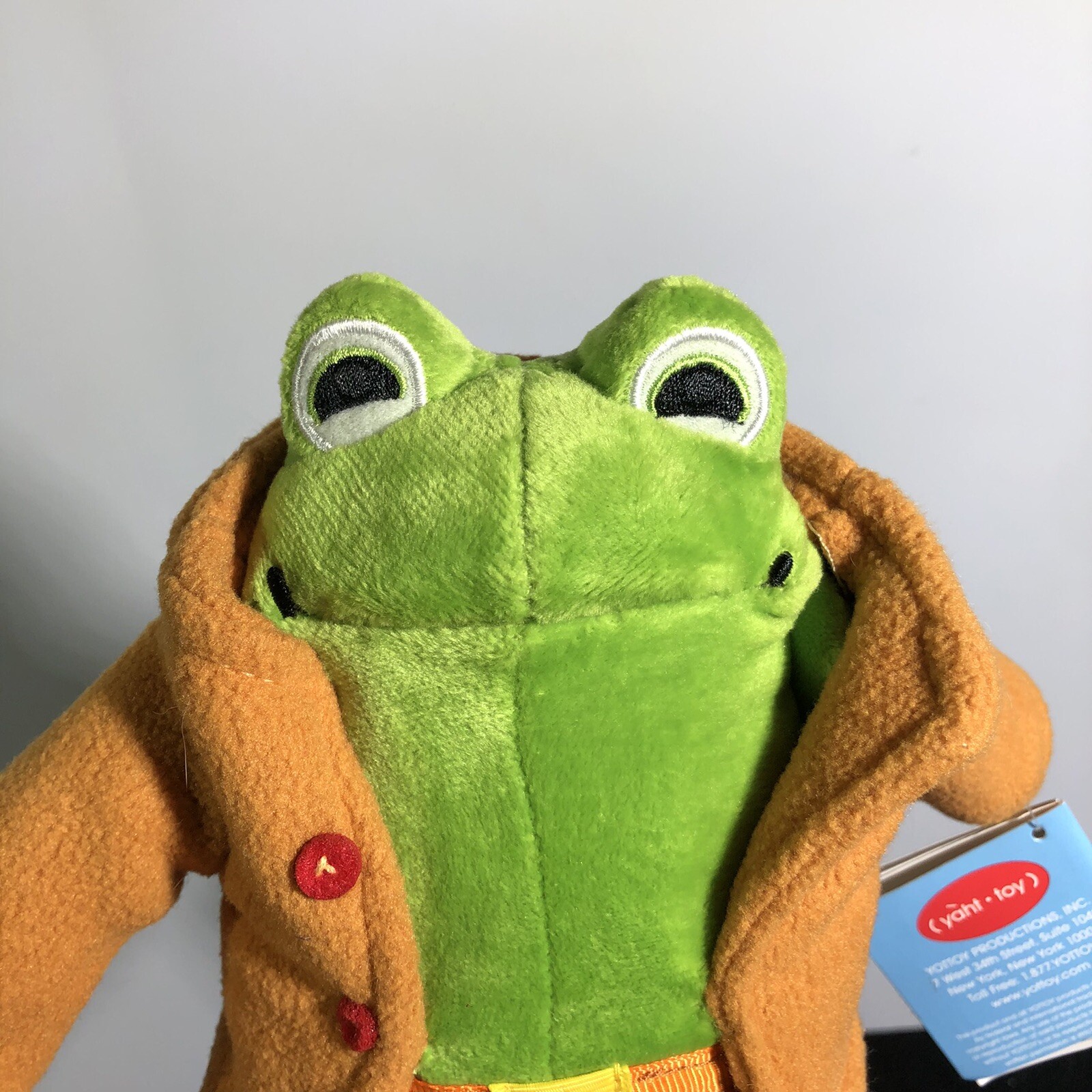 Rare YOTTOY FROG AND TOAD PLUSH TOY Arnold Lobel Classic Collection