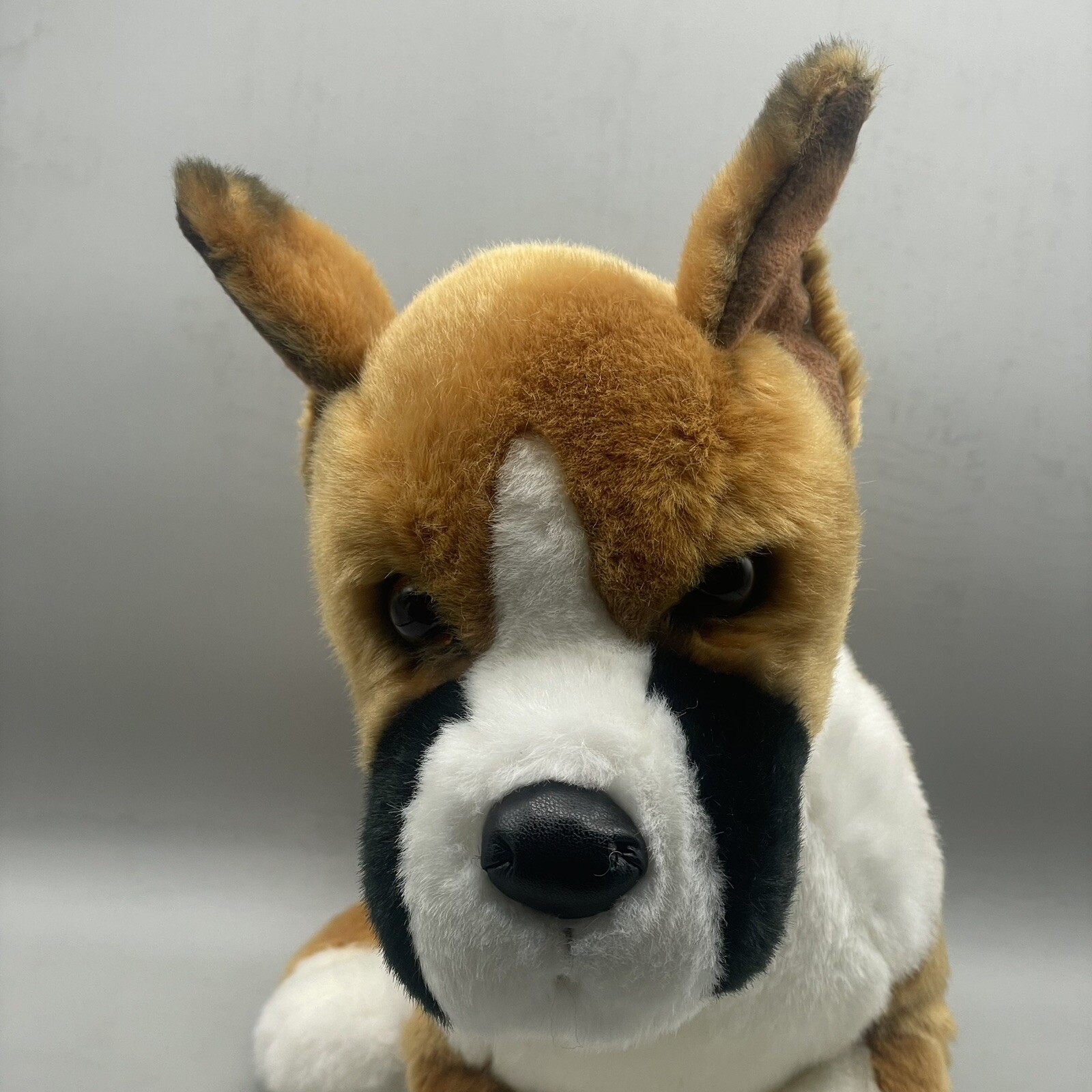 DOUGLAS CUDDLE TOYS Boxer Dog Plush Stuffed Animal Puppy Black Tan