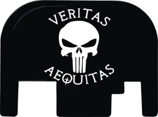 VERATIS PUNISHER Laser Engraved Slide Plate for GLOCK / SMITH & WESSON / SHIELD