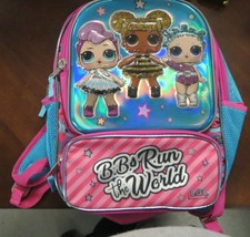 Lol Surprise 3 Pocket Backpack s Run The World Pink Blue For Sale Online Ebay