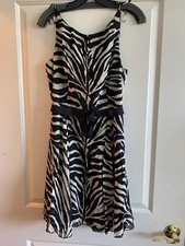 Preowned Anna Sui tiger striped dress