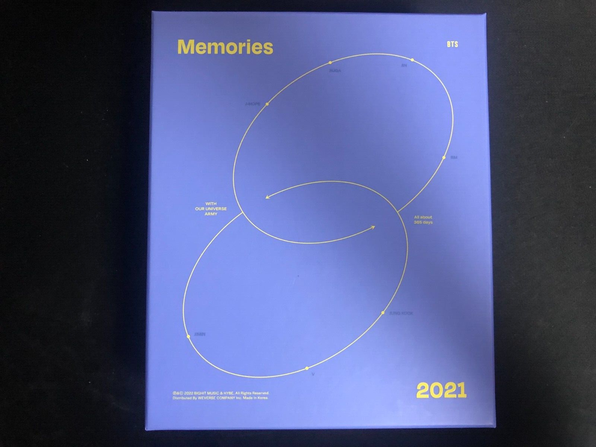 BTS Bangtan Memories of 2021 Blu-Ray Bluray+7CD+Instant BTS Bangtan Memories of 2021 Blu-Ray Bluray+7CD+Instant