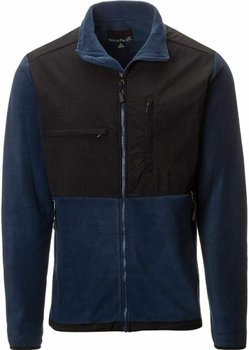 Sierra Pacific, Herren Fleece Full Zip Jacke, blau/schwarz, M - Bild 1 von 2