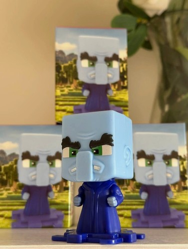 RARE!!!.Minecraft Evoker McDonald’s happy Meal Toy Brand New In Box