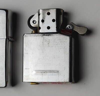 2012 Zippo Lighter Brushed Chrome Flip Top C12 Bradford PA Made in