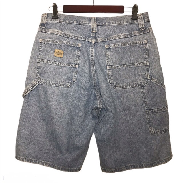 Mens Lee Carpenter Faded Blue Jean Shorts Size 44 eBay