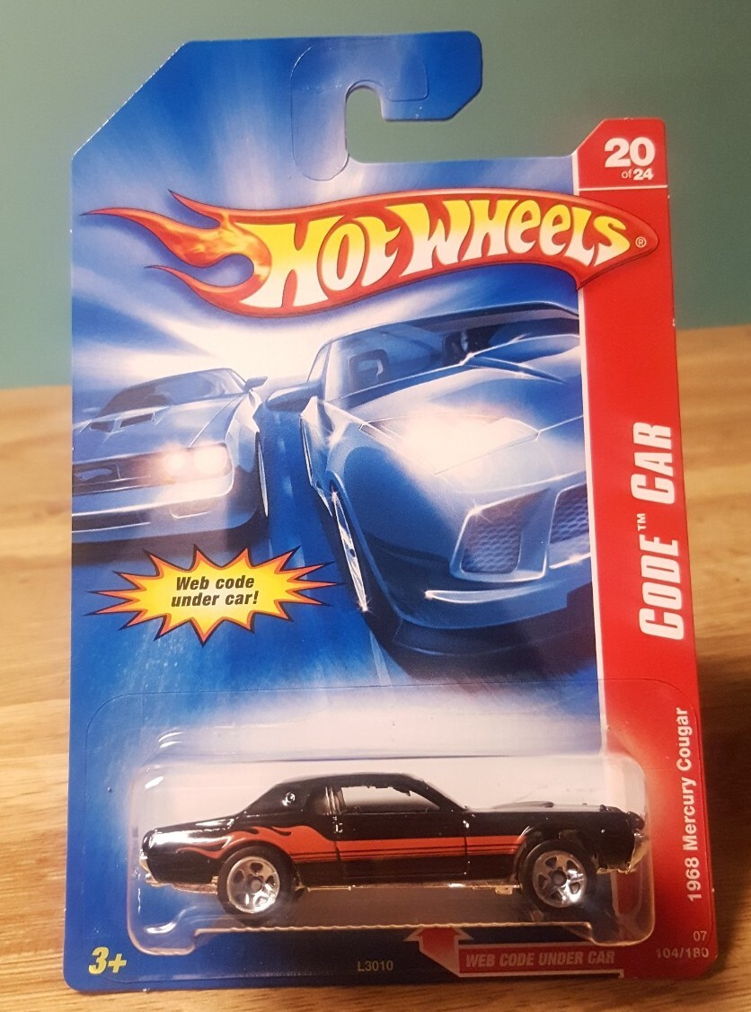 ミニカー hot wheels 68 MERCURY COUGAR HW FLAMES Amazon.com: Hot Wheels 2019 Hw Flames '68 Mercury Cougar