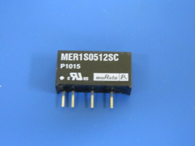 MURATA  MER1S0512SC Qty of 4 per Lot 	Isolated Module DC DC Converter 1 Output 1