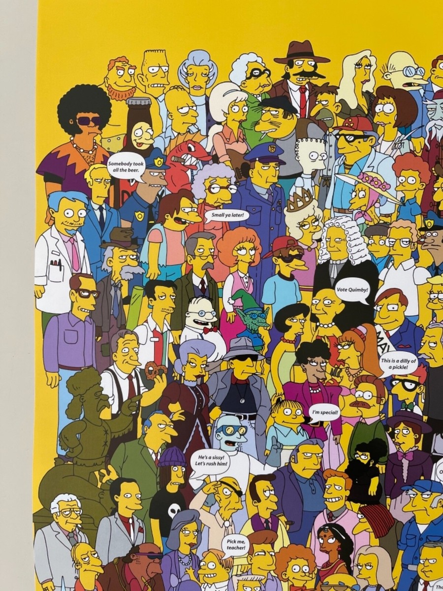 THE SIMPSONS, AUTHENTIC LICENSED 2008 POSTER | eBay
