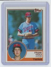 1983 Topps Frank Viola . Minnesota Twins #586