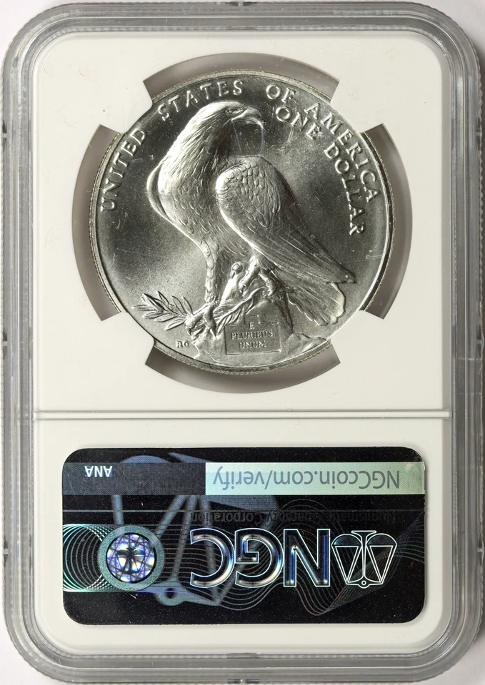 1984-S Olympics Silver Dollar $1 NGC MS69 - Image 2 of 2