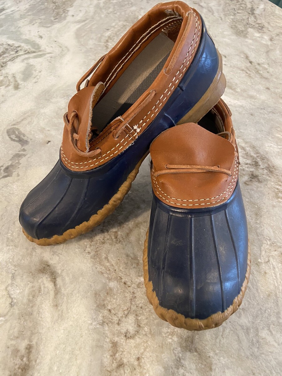 L.L. Bean women’s Brown and Tan Rain moccasins L.L. Bean | Shoes | Ll Bean Womens Bean Boots Brown Rubber  main image 3